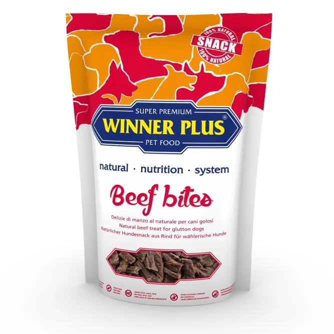 Winner Plus DogSnack Hovězí Kousky